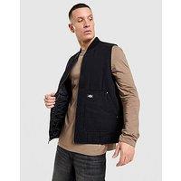 Dickies Quilted Full Zip Gilet - Black - Mens