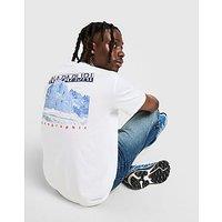 Napapijri Mirada Back Graphic T-Shirt - White - Mens