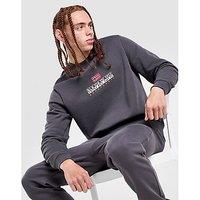 Napapijri Bory Crew Sweatshirt - Grey - Mens