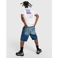 Napapijri Boxed Back Hit T-Shirt - White - Mens