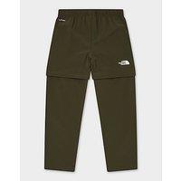 The North Face Hike Zip Off Track Pants Junior - Green