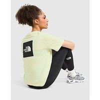 The North Face Box Never Stop Exploring T-Shirt - Yellow - Womens