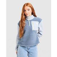 The North Face Yumori 1/4 Zip Fleece Top - Blue - Womens