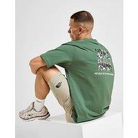 The North Face Oversized Infill Box Logo T-Shirt - Green - Mens