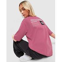 The North Face Seven Summits Oversized T-Shirt - Pink - Womens