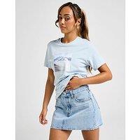The North Face Cloud Box Logo T-Shirt - Blue - Womens
