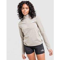 The North Face Tech 1/4 Zip Top - Brown - Womens