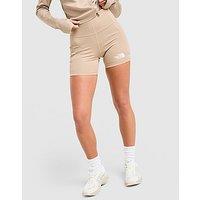 The North Face Ribbed Panel Shorts - Brown - Womens