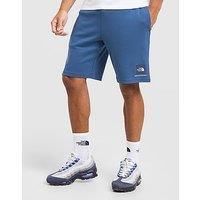 The North Face Fine Box Logo Shorts - Blue - Mens