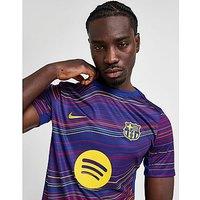 Nike FC Barcelona Pre Match T-Shirt - Blue - Mens