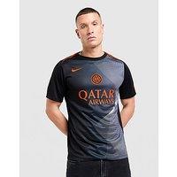 Nike Inter Milan Pre Match Shirt - Black - Mens