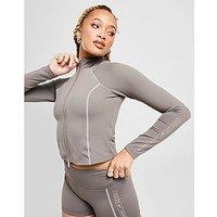 Nike Training Full Zip Top - Cave Stone - Womens