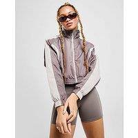 Nike Training Graphic Swoosh Woven Jacket - Cave Stone - Womens