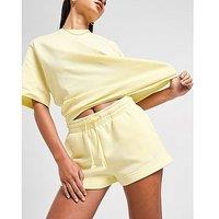 Nike Phoenix Fleece Shorts - Yellow - Womens