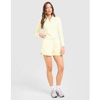 Nike Phoenix Fleece 4" Shorts - Yellow - Womens