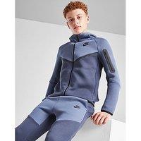 Nike Tech Colour Block Full Zip Hoodie - Blue