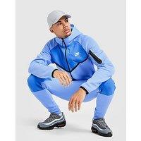 Nike Tech Mix Full Zip Hoodie - Blue - Mens