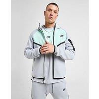 Nike Tech Mix Full Zip Hoodie - Grey - Mens