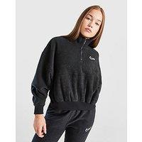 Nike Girls' Cosy 1/4 Zip Fleece Junior - Black - Kids