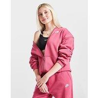 Nike Girls' Club Fleece Full Zip Hoodie Junior - Pink