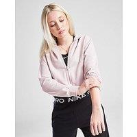 Nike Girls' Pro Full Zip Hoodie Junior - Pink