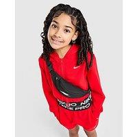 Nike Girls' Pro Crop Full Zip Hoodie Junior - Red