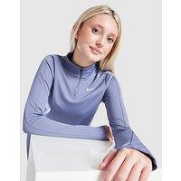 Nike Long Sleeve 1/2 Zip Top Junior - Blue - Kids
