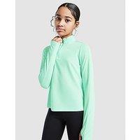 Nike Girls' Long Sleeve 1/2 Zip Top Junior - Green