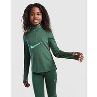 Nike Girls' Swoosh 1/2 Zip Top Junior - Green
