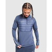 Nike Academy Winter Warrior 1/4 Top - Blue - Mens