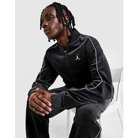 Jordan Velour Track Top - Black - Mens