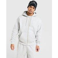 Jordan Brooklyn Fleece Oversized Full Zip Hoodie - Grey - Mens