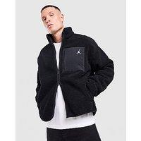 Jordan Sherpa Full Zip Jacket - Black - Mens