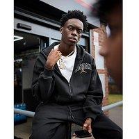 Jordan Varsity Full Zip Hoodie - Black - Mens