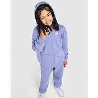 Nike Girls' Club Fleece Full Zip Hoodie Junior - Blue