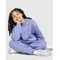 Nike Girls' Club Fleece Crew Sweatshirt Junior - Blue