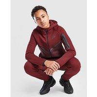 Nike Tech Fleece Full Zip Hoodie Junior - Red