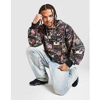 Jordan All Over Print Graphic Hoodie - Black - Mens