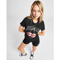 Jordan Cherry Baby T-Shirt - Black - Womens