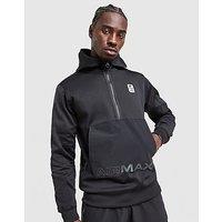 Nike Air Max 1/4 Zip Fleece Hoodie - Black - Mens