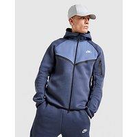 Nike Tech Mix Full Zip Hoodie - Blue - Mens
