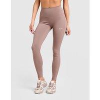Nike Training Graphic Swoosh Leggings - Beige - Womens