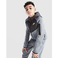 Nike Tech Colour Block Full Zip Hoodie Junior - Grey