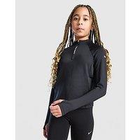 Nike Girls' Pro Dri-FIT 1/2 Zip Top Junior - Black