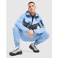 Nike Tech Fleece Full Zip Hoodie - Blue - Mens