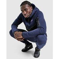 Nike Tech Fleece Full Zip Hoodie - Blue - Mens