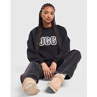 UGG Cosy Logo Crew Sweatshirt - Black - Womens