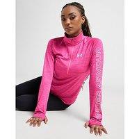Under Armour Tech Vent 1/4 Zip Top - Pink - Womens