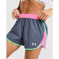 Under Armour Woven Colour Block Shorts - Grey - Womens