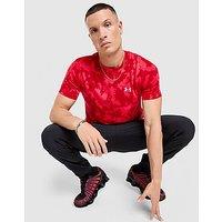 Under Armour Launch All Over Print T-Shirt - Red - Mens
